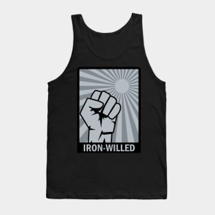 Iron-Willed - Fist - Rising Sun Tank Top